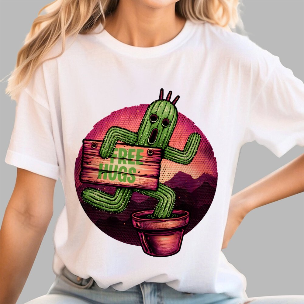 Huggable Cactus Geek T-Shirt