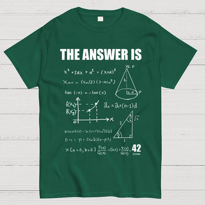42 The Answer To Life The Universe Geek T-Shirt