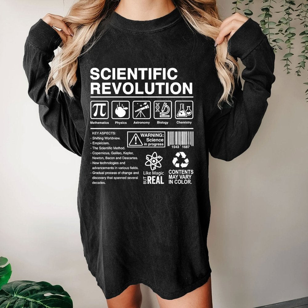 Scientific Revolution Washed Long Sleeve Tee