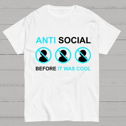 Anti-Social Before It Was Cool Geek T-Shirt