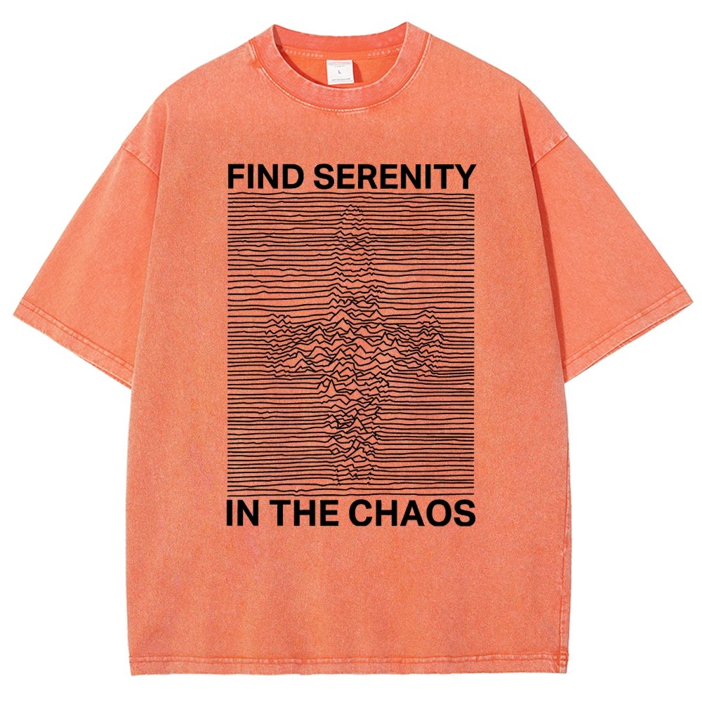 Serenity In Chaos Vintage Distressed T-shirt