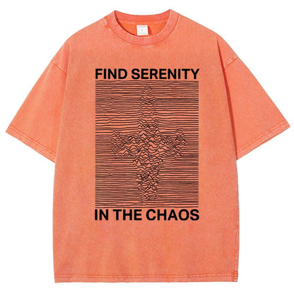 Serenity In Chaos Vintage Distressed T-shirt