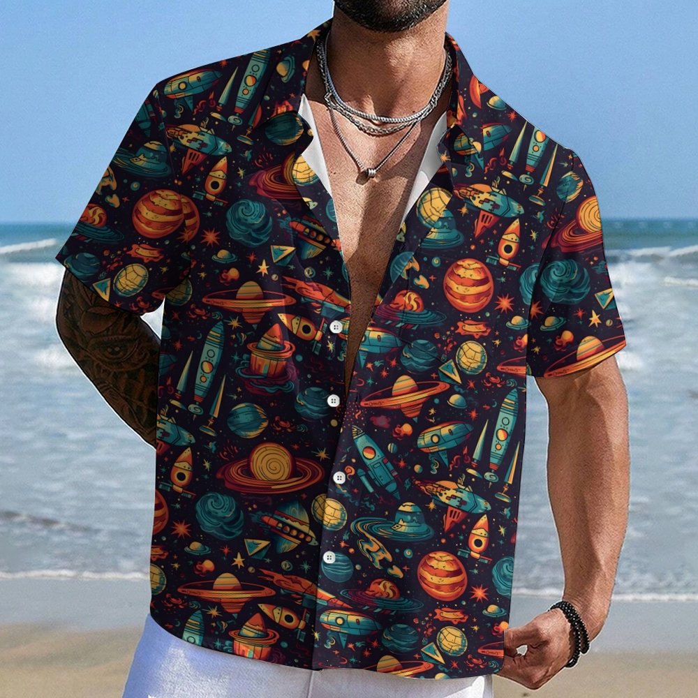 Tie The Fighter Geek Hawaiian Shirt