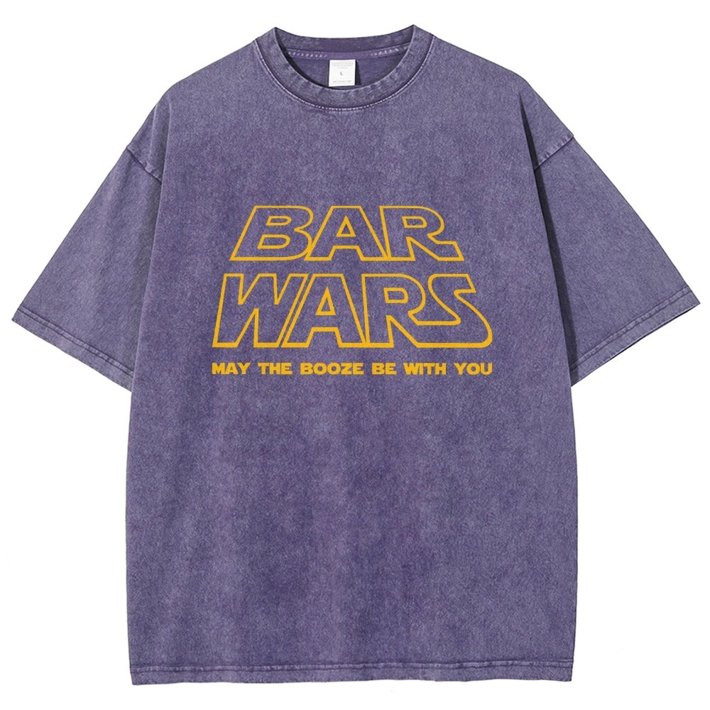 May The Booze Be With You Vintage Distressed T-shirt