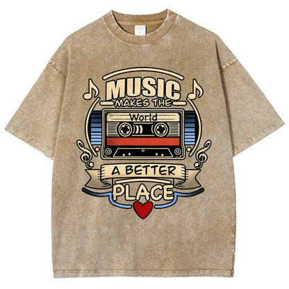 Music love Vintage Distressed T-shirt