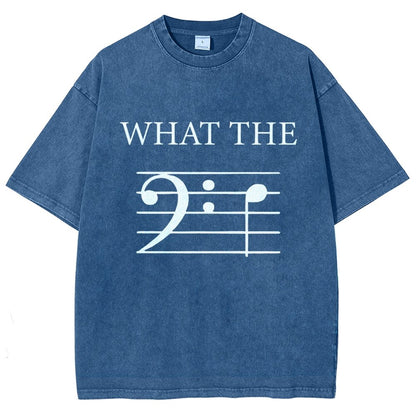 What The F (Bass) Vintage Distressed T-shirt