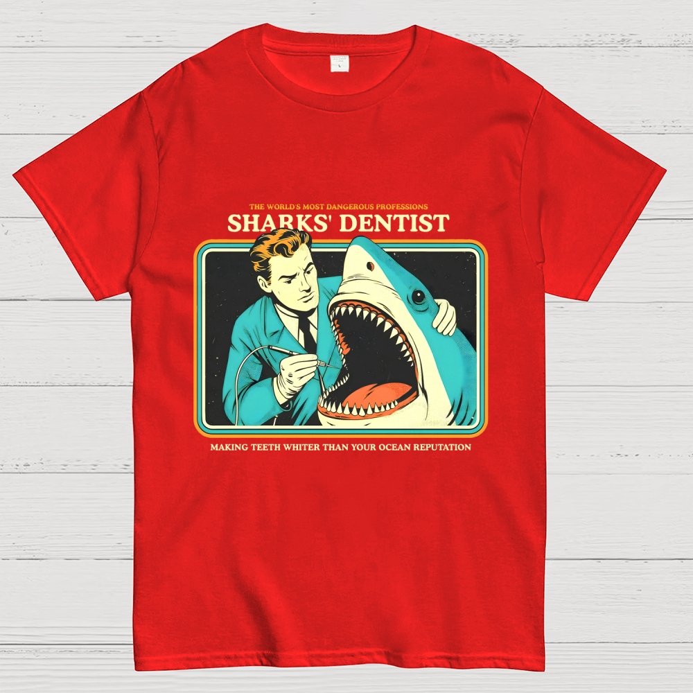 Sharks Dentist Geek T-Shirt