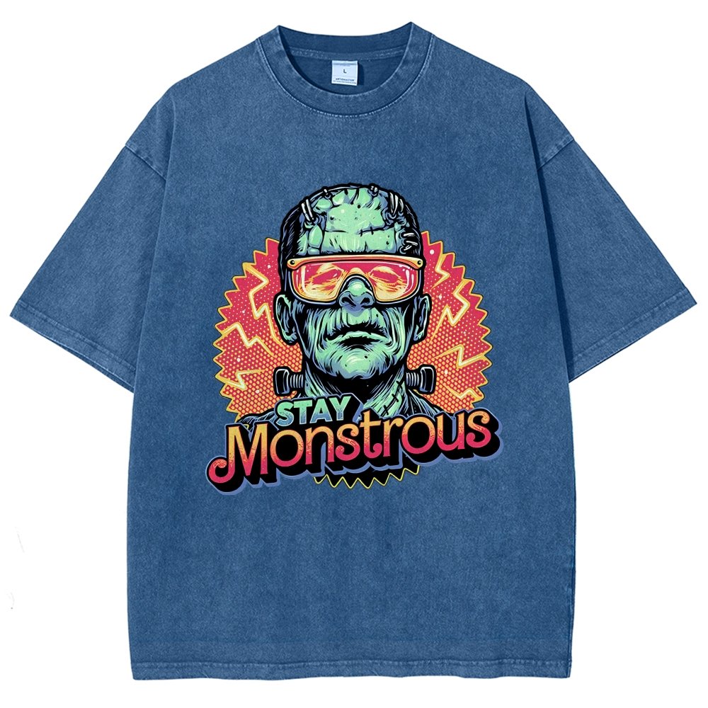 Stay Monstrous Vintage Distressed T-shirt