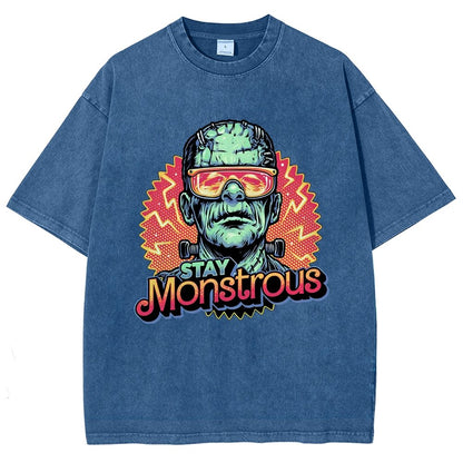 Stay Monstrous Vintage Distressed T-shirt