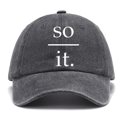 So Over It Nerd Cotton Hat