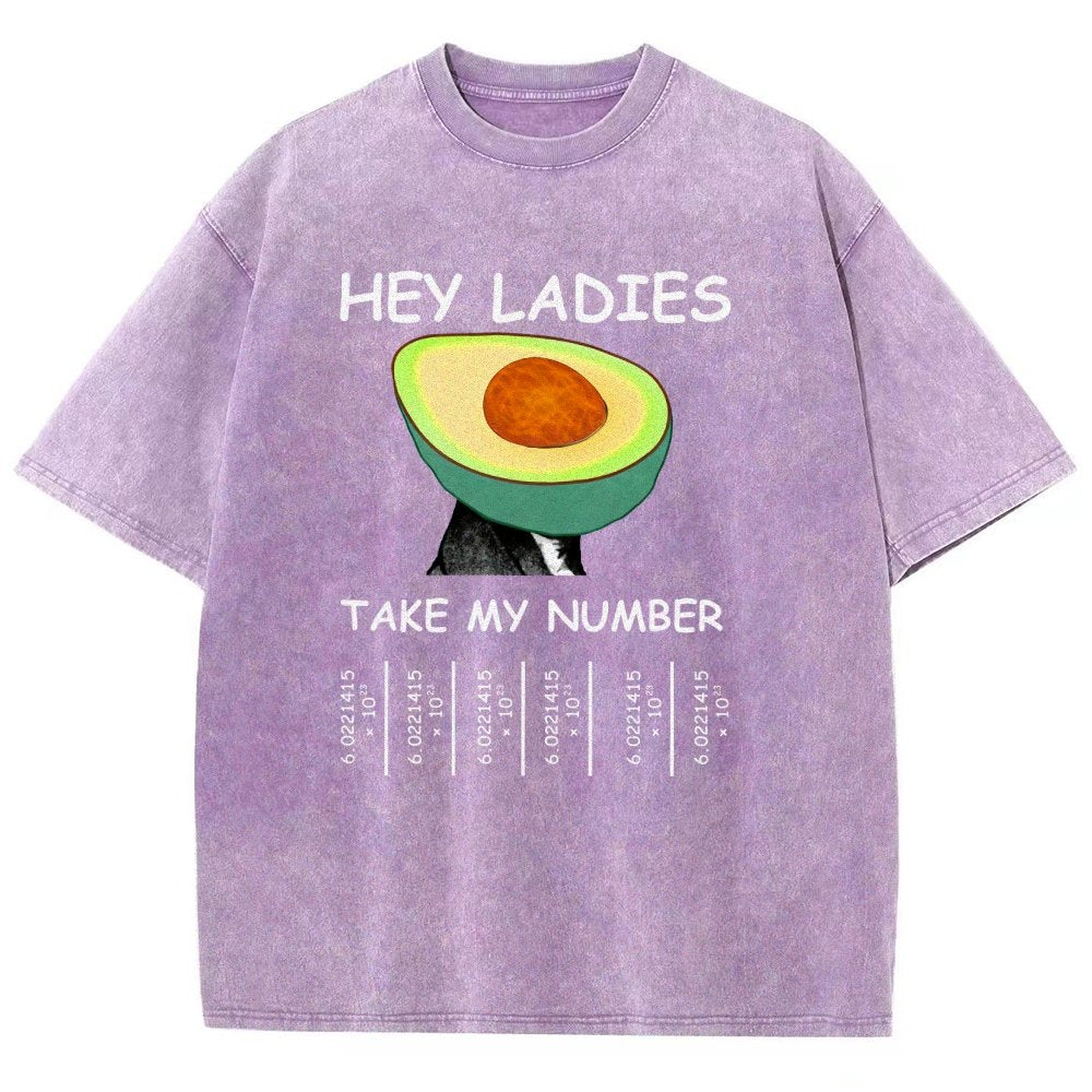 Avocadro - Funny Avogadro's Number Vintage Distressed T-shirt