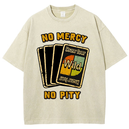 No Mercy No Pity Vintage Distressed T-shirt