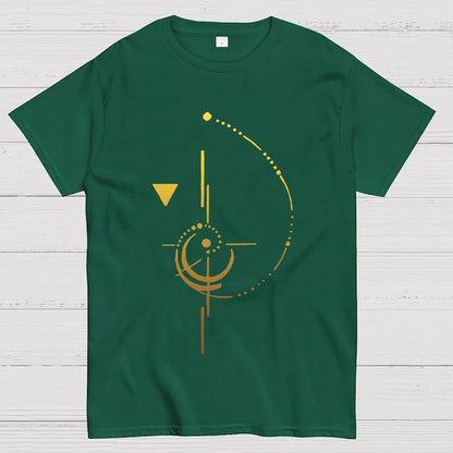 Gold Edition Fibonacci Rectangle Unisex Geek T-Shirt