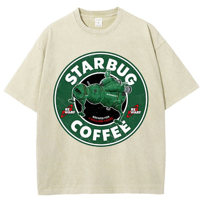 Cosmic Café Vintage Distressed T-shirt