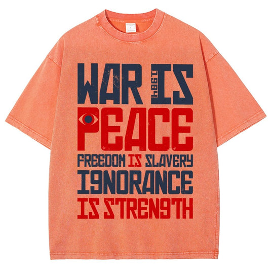 War is Peace  Vintage Distressed T-shirt