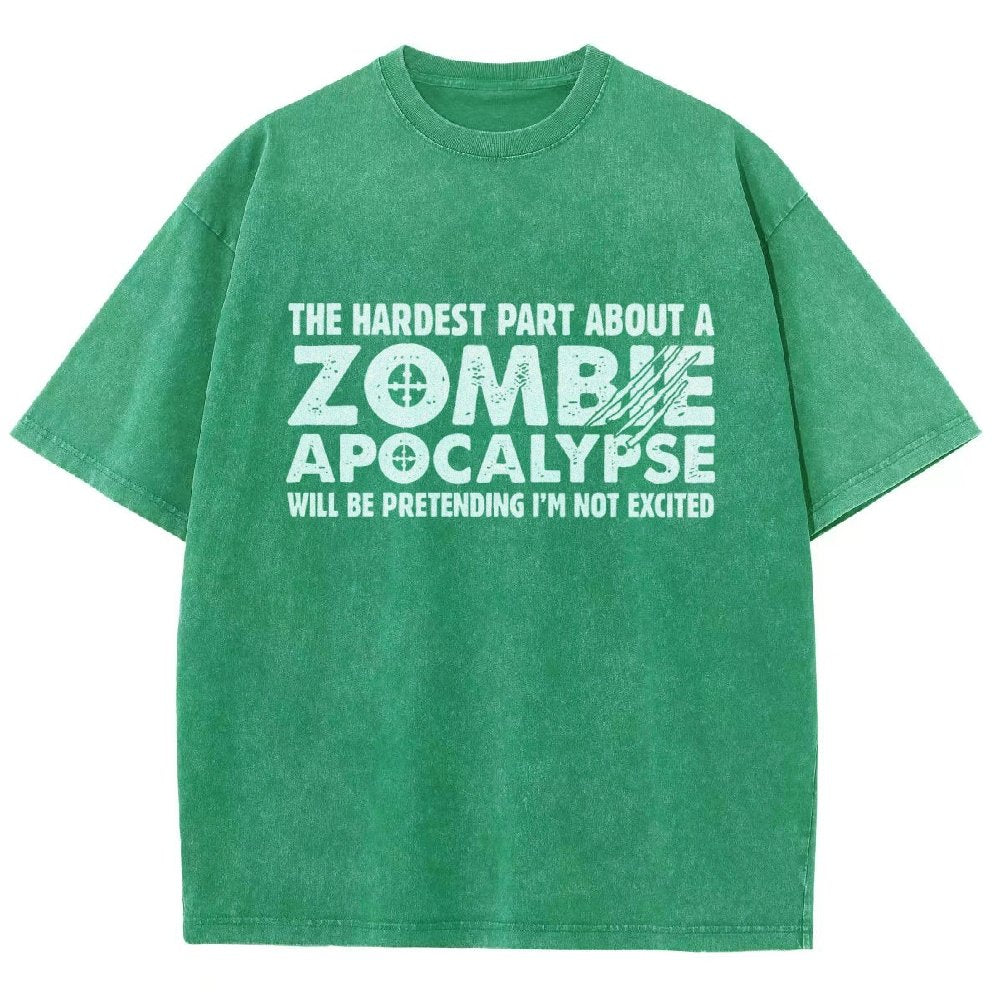 Zombie Apocalypse Vintage Distressed T-shirt