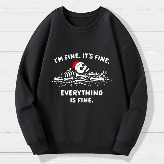 A Fine Pile Of Bones Geek Cotton Sweatshirt