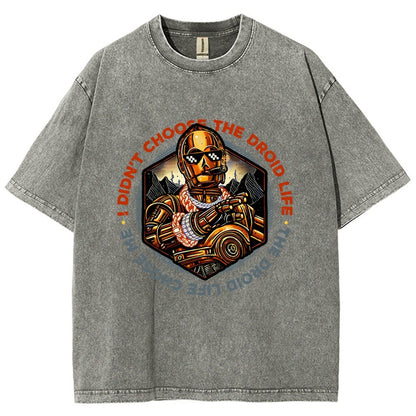 The Robot Life Vintage Distressed T-shirt