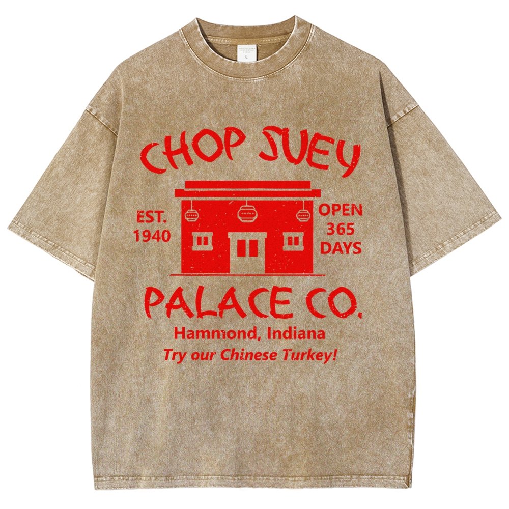 Christmas Story Mysterious Eatery Vintage Distressed T-shirt