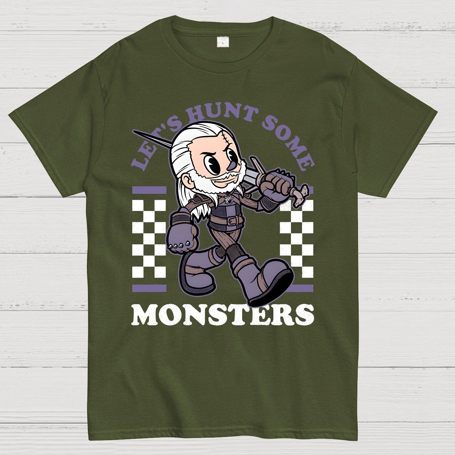 Hunt Some Monsters Geek T-Shirt