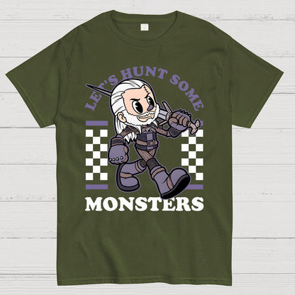 Hunt Some Monsters Geek T-Shirt