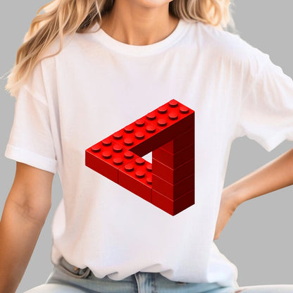 Escher Toy Bricks Geek T-Shirt