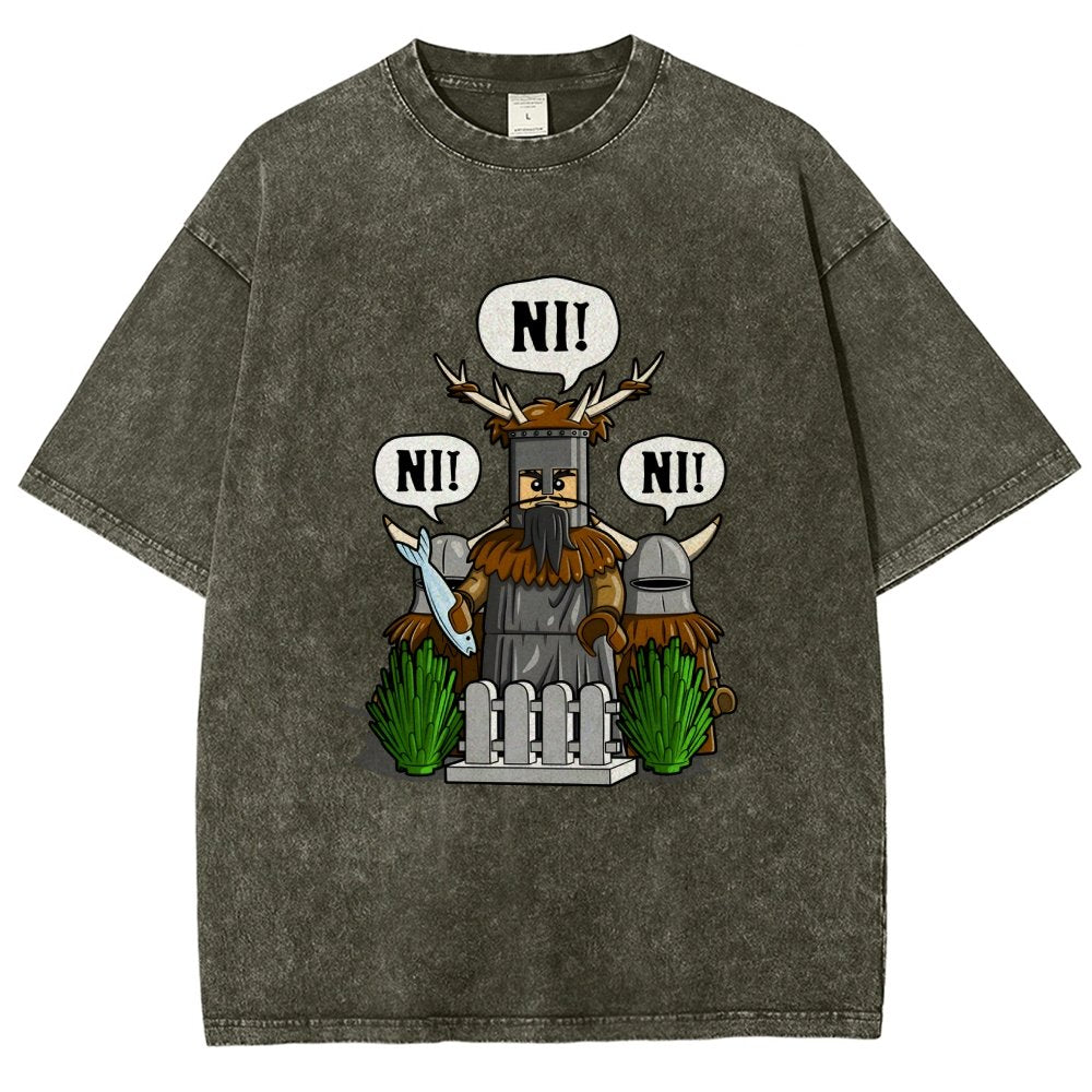 The Knights Of Adventure Vintage Distressed T-shirt