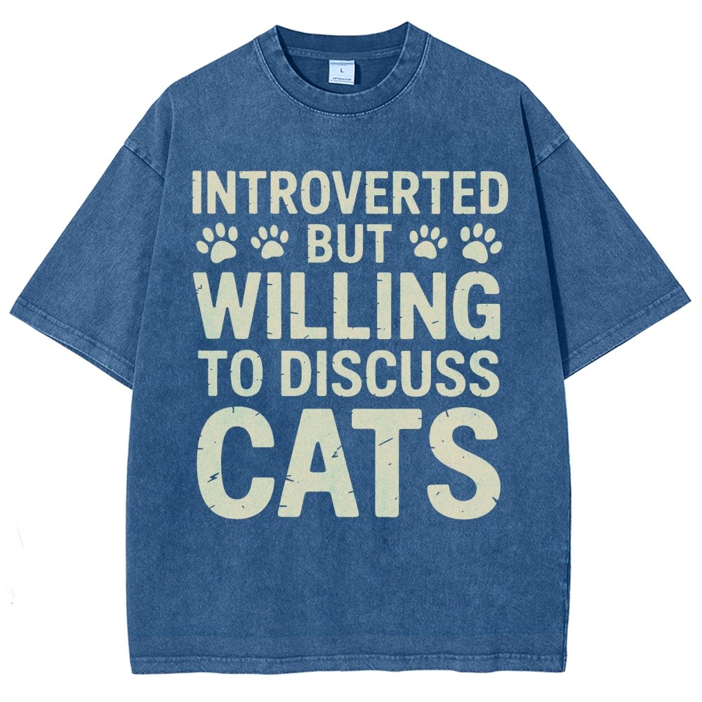 Introverted Vintage Distressed T-shirt