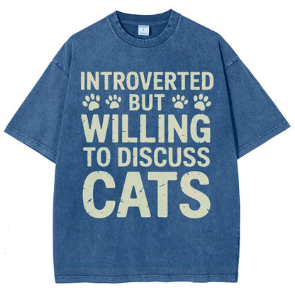Introverted Vintage Distressed T-shirt