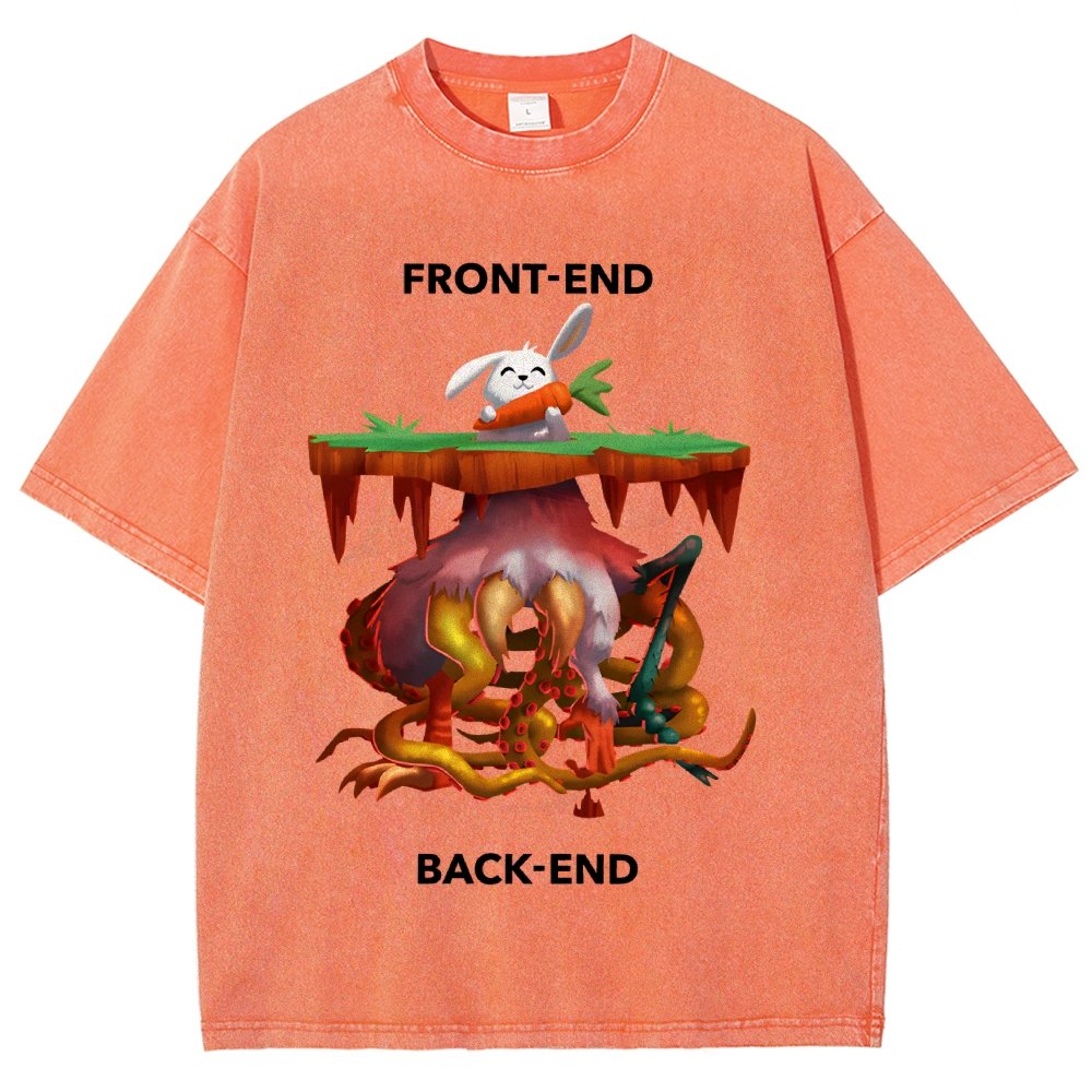 Front-End - Back-End Vintage Distressed T-shirt