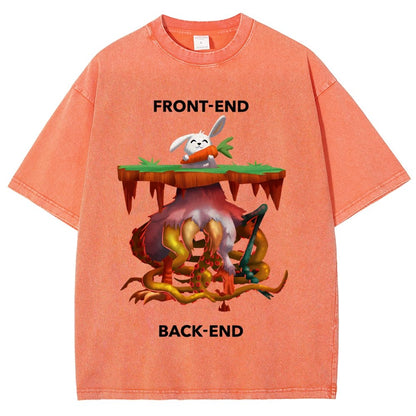 Front-End - Back-End Vintage Distressed T-shirt