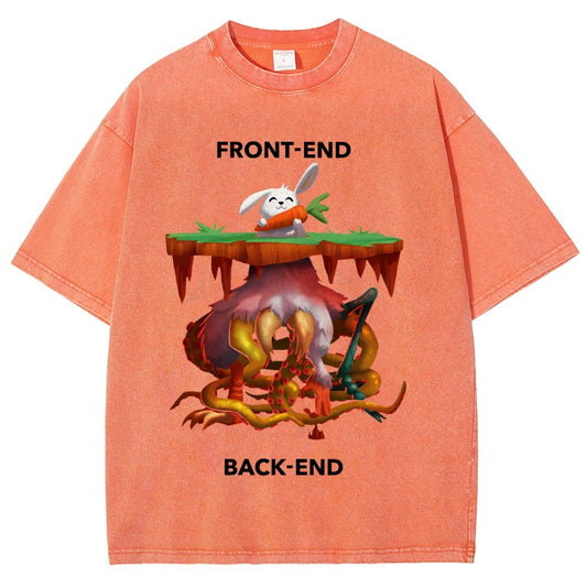 Front-End - Back-End Vintage Distressed T-shirt