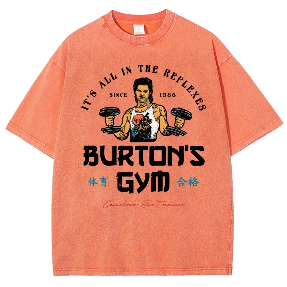 Burton's Gym Vintage Distressed T-shirt
