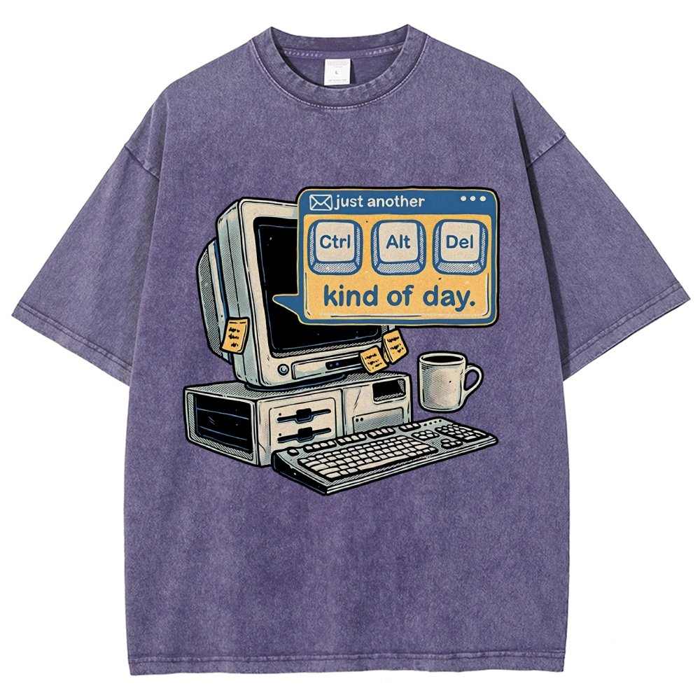Just Another day Vintage Distressed T-shirt