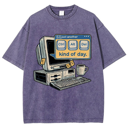 Just Another day Vintage Distressed T-shirt