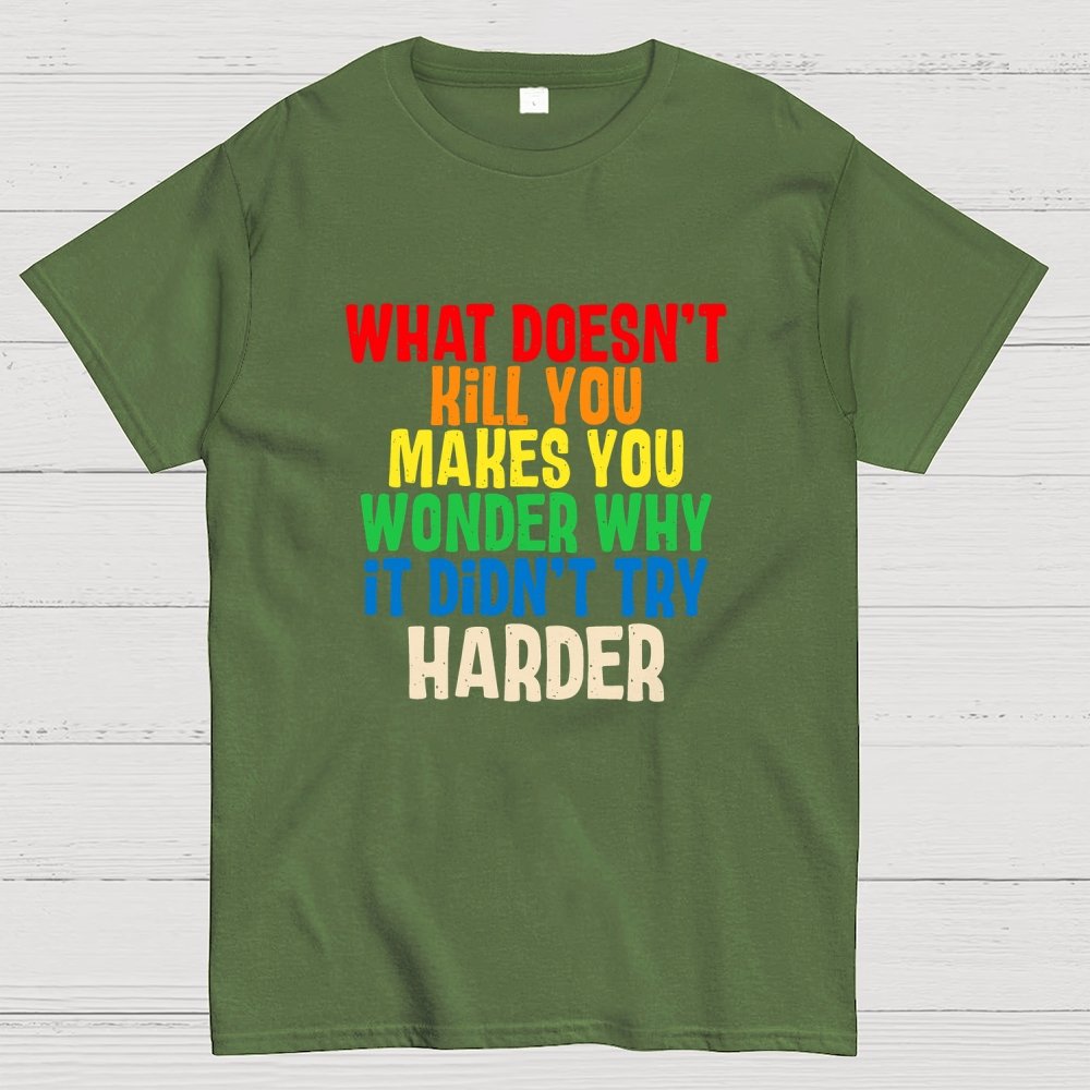 Try Harder Geek T-Shirt