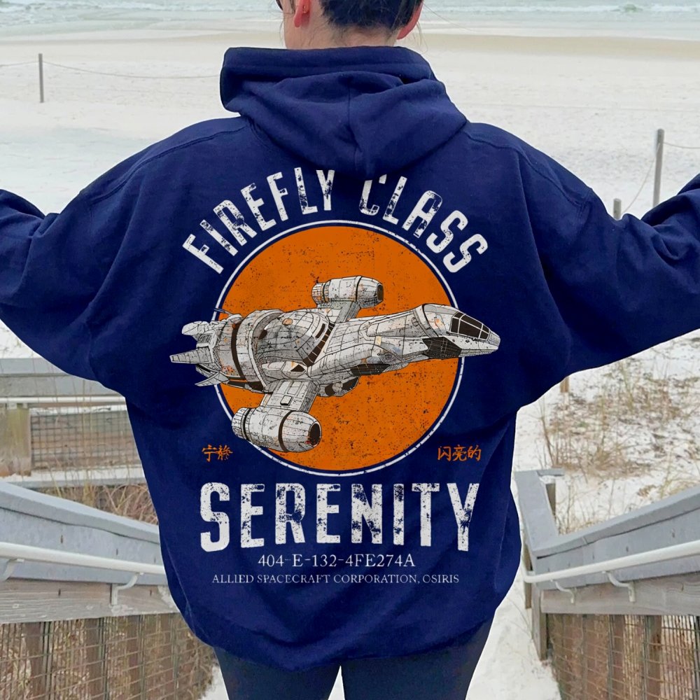 Retro Smugglers Nerdy Printed Back Cotton Hoodie