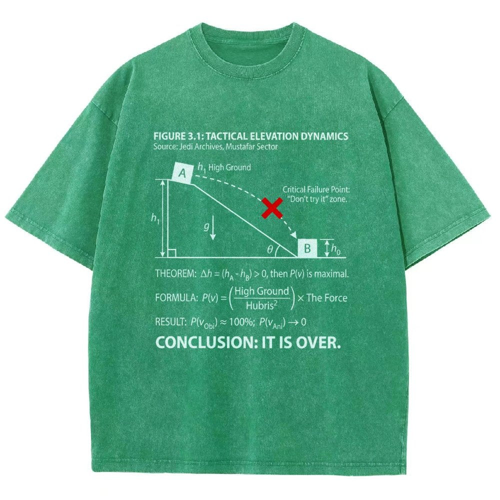 It Is Over Art Print Vintage Distressed T-shirt