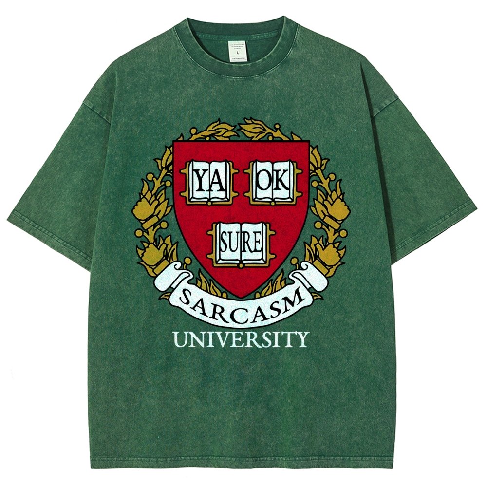 Ivy League Sarcasm Vintage Distressed T-shirt