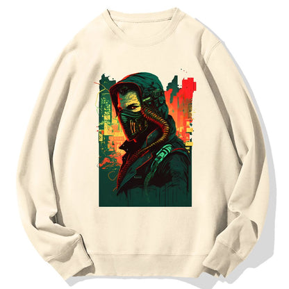 Cyber Hacker Geek Cotton Sweatshirt