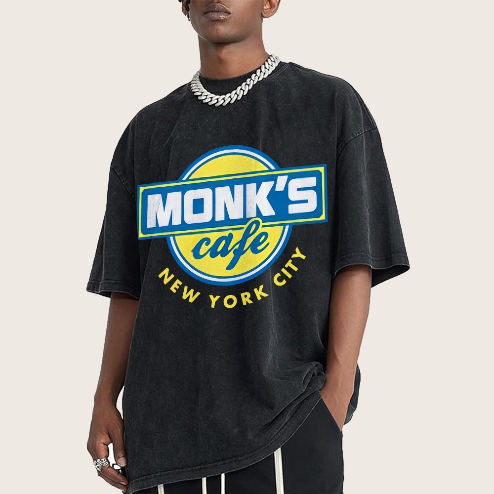 Mystic Cafe Vintage Distressed T-shirt