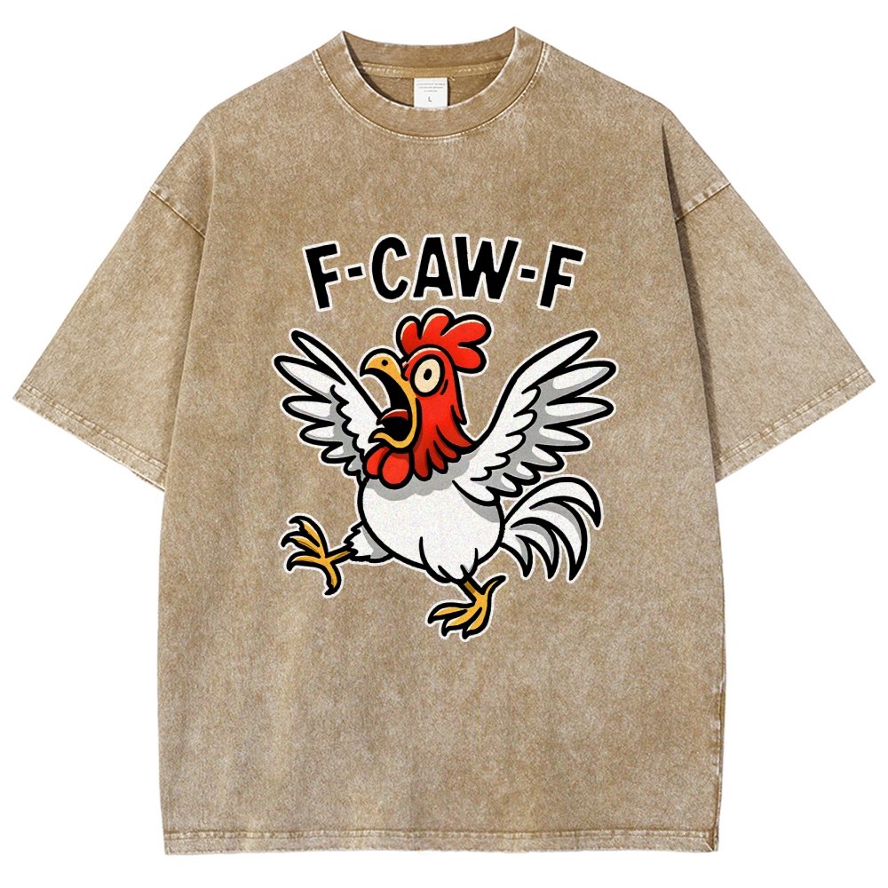 F-Caw-F Vintage Distressed T-shirt