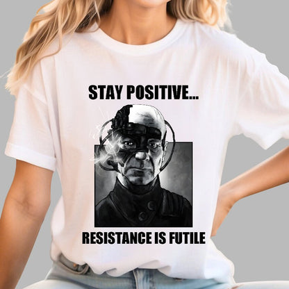 Stay positive... Persistence is key Geek T-Shirt