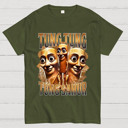 Tung Tung Tung Sahur Unisex Geek T-Shirt