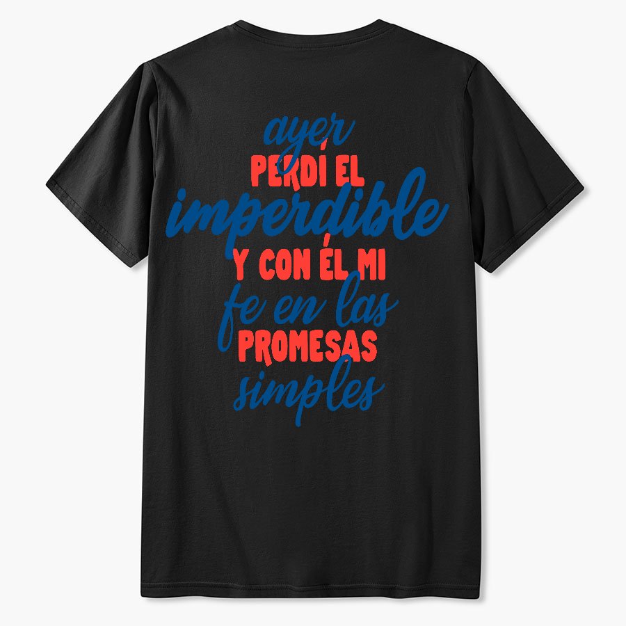 Perdí el imperdible Double-sided printing Geek T-Shirt