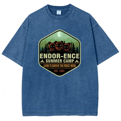 Elysian-Ence Vintage Distressed T-shirt