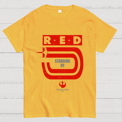 Red 5 Standing By Geek T-Shirt