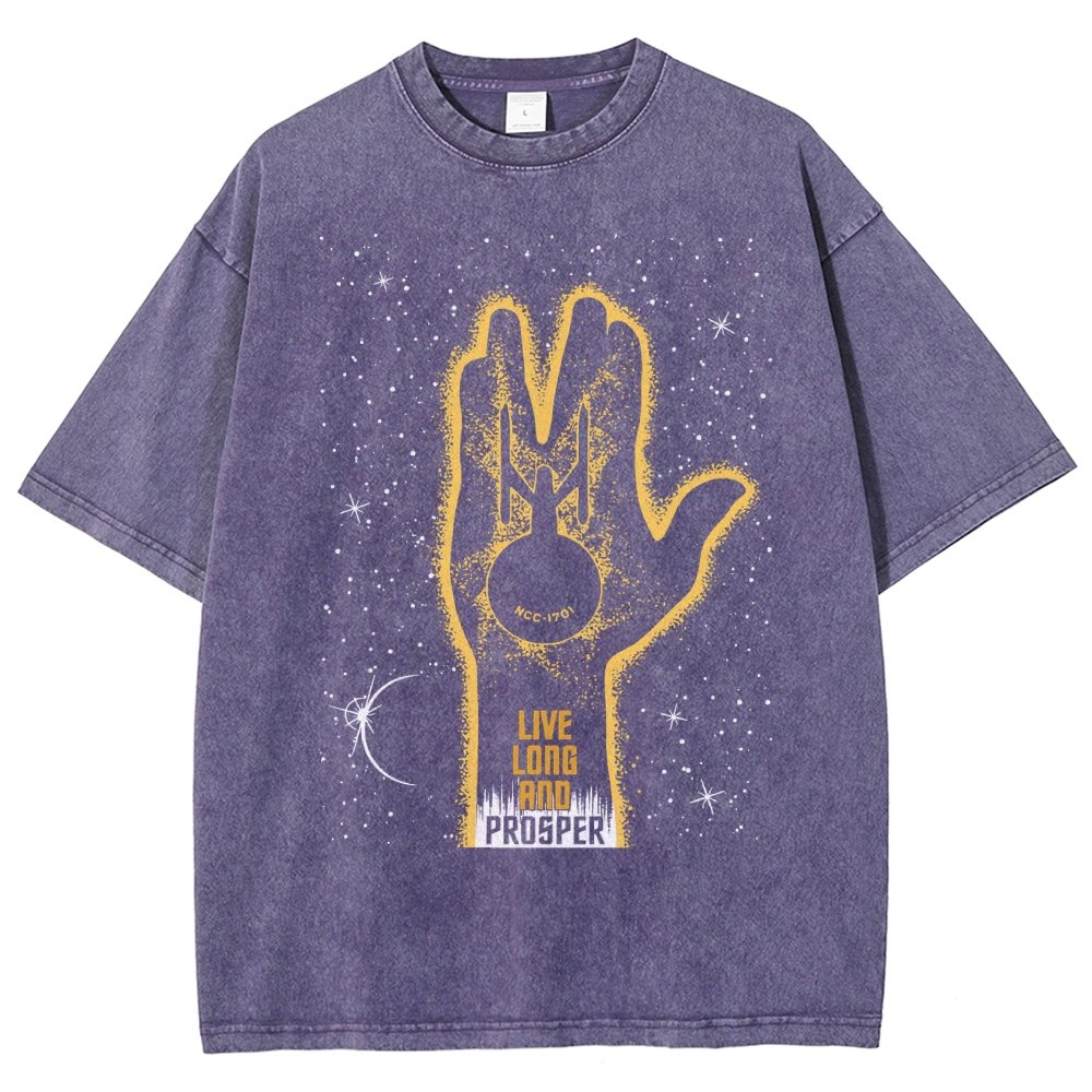 Live long and prosper Vintage Distressed T-shirt