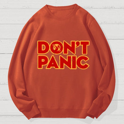 Dont Panic Geek Cotton Sweatshirt