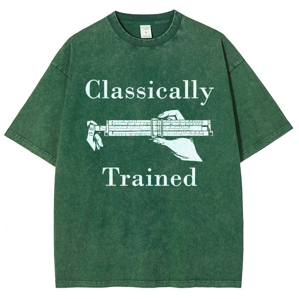 Slide Rule Classically Trained Vintage Distressed T-shirt